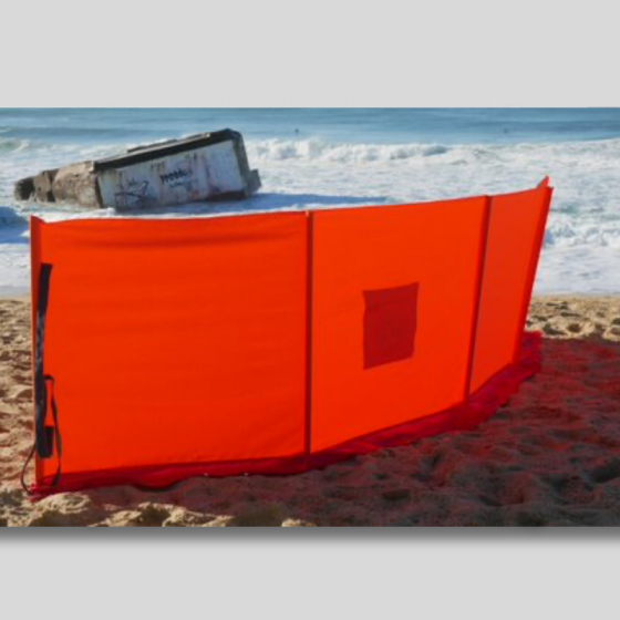 Paravent plage portable et pliable, 4 mètres, couleur