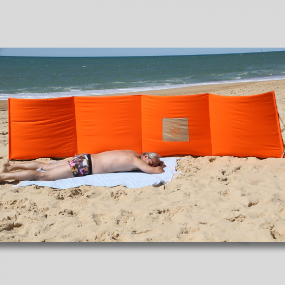 Brise vent plage tissu